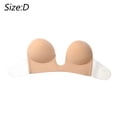 thumbnail image 2 of Sujetadores invisibles sin espalda, adhesivos adhesivos, sin tirantes, Push Up, sujetador mágico reutilizable para mujer, 2 of 6
