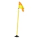 thumbnail image 5 of Bandera de esquina para campo de fútbol, ​​poste de advertencia, multifunción, ajustable, portátil, de 1,5 m, para entrenamiento de agilidad de fútbol, 5 of 8