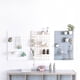 thumbnail image 2 of Adhesive Storage Rack With Holes 22*22cm Punch-free Wall-mounted Organizer Assemblable Display Board, 2 of 4