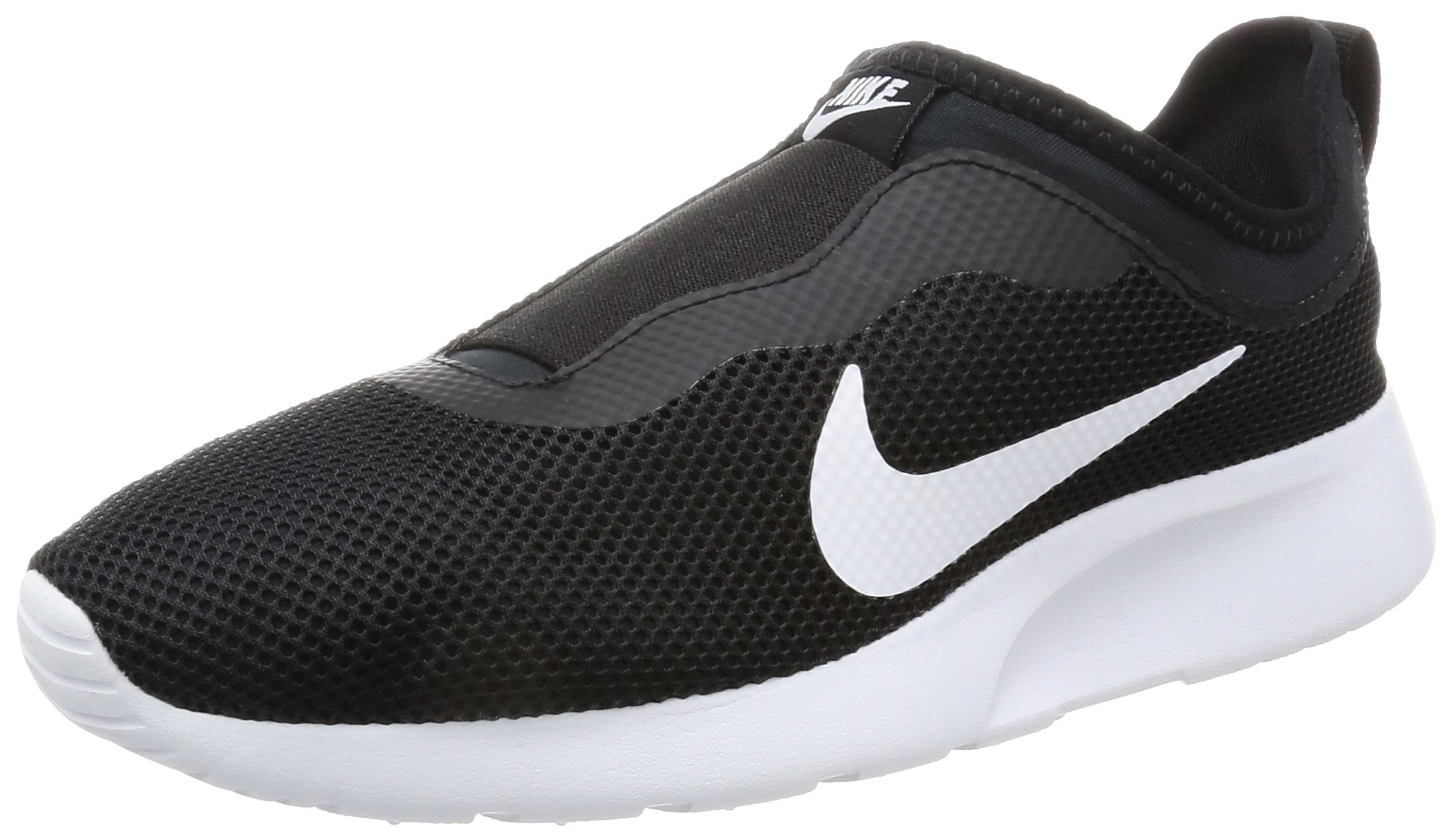 Nike Women's Tanjun Slip-On Shoe, Black/White, B(M) US - Walmart.com