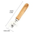 thumbnail image 3 of SPOORYYO Stainless Steel Traditional Can Opener with Wooden Handle for Easy Beverage Access, 3 of 8