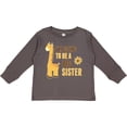 thumbnail image 3 of Inktastic I'm Going to Be a Big Sister Giraffe Girls Long Sleeve Toddler T-Shirt, 3 of 5