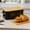 Black, variant on Bread Box with Lid & Handle - Reusable Metal Storage Container with Breathable Perforated Design, High-Quality Cutting Board Alternative for Freshness, 11.81x7.09x5.12inch