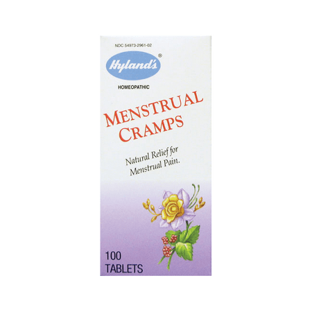 Hyland's Menstrual Cramps 100 Tabs (Best Herbs For Menstrual Cramps)