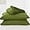Forest Green, variant on Simple&Opulence Linen Sheet Set-Linen Cotton Blend Bedding set-4 Pieces(1 Flat Sheet,1 Fitted Sheet&2Pillowcase)-Soild Color Collection,Soft & Cozy,Cooling Bedding- Queen Size, Mint Green