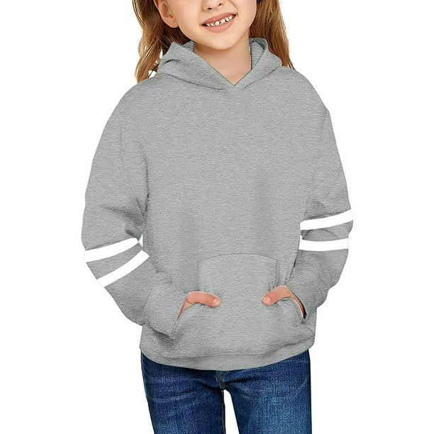 Gibobby Sudadera con capucha Tie Dye para y ninas con bolsillo pulover informal sudaderas para ninas sudaderas de manga larga para ninos pequenos y ni Gris 10 12 Anos Bodega Aurrera en linea