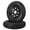 black-5.30-12 6PR 4 holes, variant on 2pack Utility and Boat Trailers 4.80x12 /5.30-12 6PR 5 lug Trailer Tire and Wheel Assembly, Load Range C 6PR, 5 Lug 4.5" Bolt Pattern