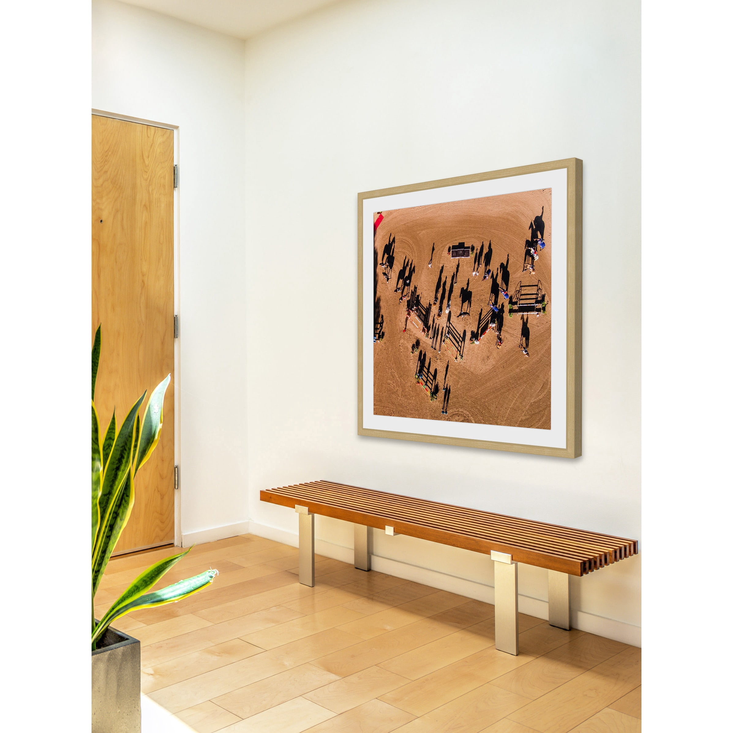 Marmont Hill "Horse Show" by Karolis Janulis Framed Painting Print