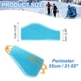 thumbnail image 2 of Uxcell Ear Warmer Headband, Polar Fleece Ear Warmer Winter Stretchy Running Sweatband Outdoor Essential for Skiing Light Blue, 2 of 7