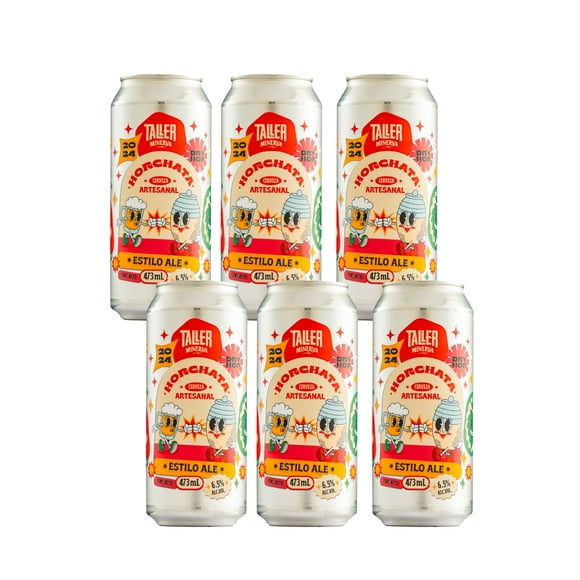 Cerveza Minerva Taller Horchata Six Pack Lata 473 Ml