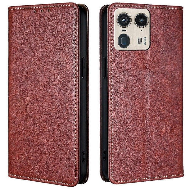 For Motorola Moto G85 5G / S50 Neo 5G Case Wallet PU Leather Magnetic Auto-absorbed Phone Cover - Gr