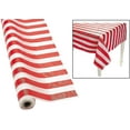 thumbnail image 2 of Red/White Striped Tablecloth Roll - 1 Piece, 2 of 2