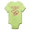 thumbnail image 1 of CafePress - My Uncle Is A Cop Body Suit - Baby Light Bodysuit, 1 of 1