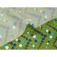thumbnail image 5 of oneOone Velvet Forest Green Fabric Chevron Geometric Sewing Material Print Fabric By The Yard 58 Inch Wide, 5 of 5