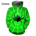 thumbnail image 3 of Sudadera con capucha con estampado 3D de araña para hombre, ropa de calle de hip hop personalizada, sudaderas con capucha para primavera y otoño para hombre, 3 of 5