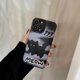 thumbnail image 1 of Fundas de teléfono de dibujos animados de gato y conejo negro para Iphone 14Pro 12ProMax 11 12 13 14 Pro Max 13ProMax 12Pro, Funda de cuero suave Fivean unisex, 1 of 2