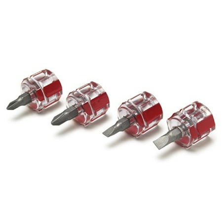 - Performance Tool W80004 4 Pc Mini Stubby Screwdriver Set