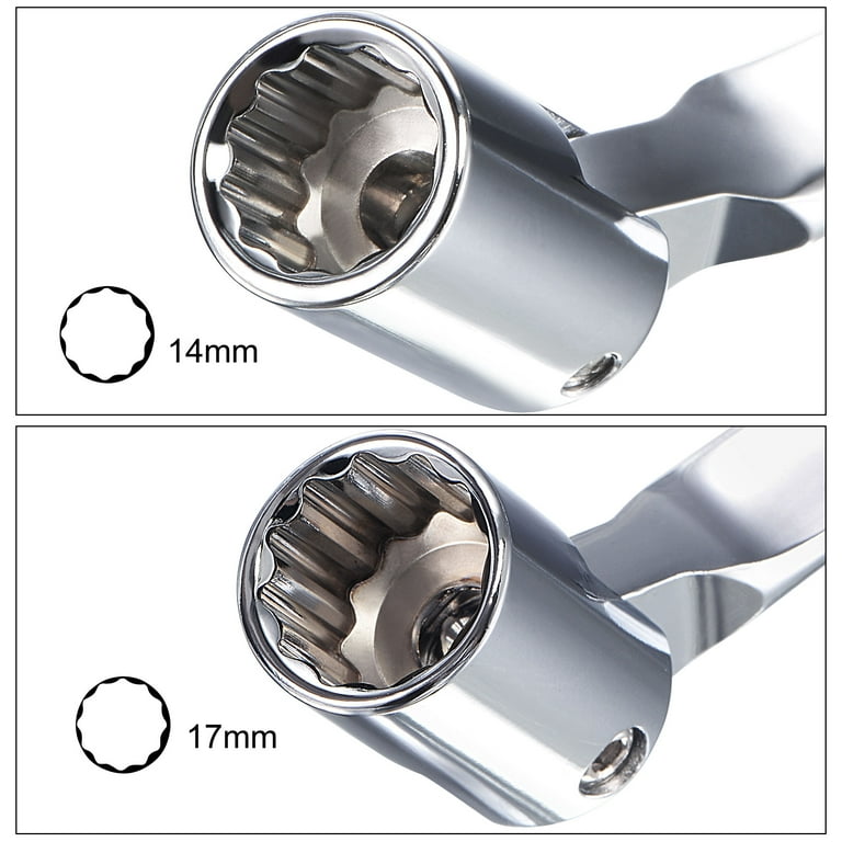 KS Tools 3/8" Drive 12-Point 14mm Socket - Clear, Single Socket For Mechanics