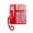 Red, variant on Corded Landline Phone Big Button Household Hotel Business Desktop Landline Telephone for Home Hotel Guest Room