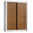 thumbnail image 1 of Ropero Closet Madesa Denver 2 Puertas Corredizas Blanco/Marrón, 1 of 5