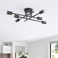thumbnail image 4 of Aiwen Retro Metal Sputnik Semi Flush Mount Ceiling Lamp Modern Light Fixture, 4 of 9