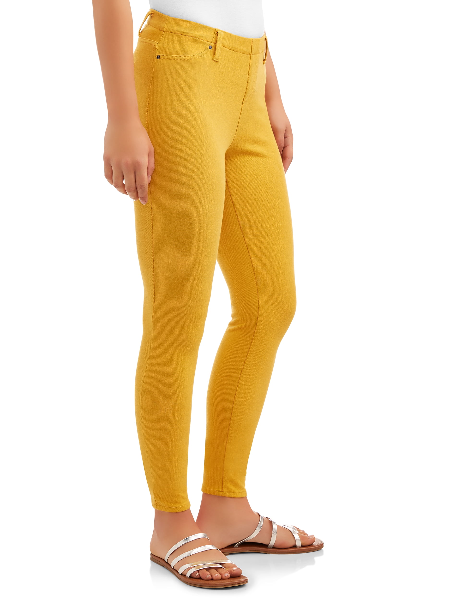 Full Length Soft Knit Color Jeggings 