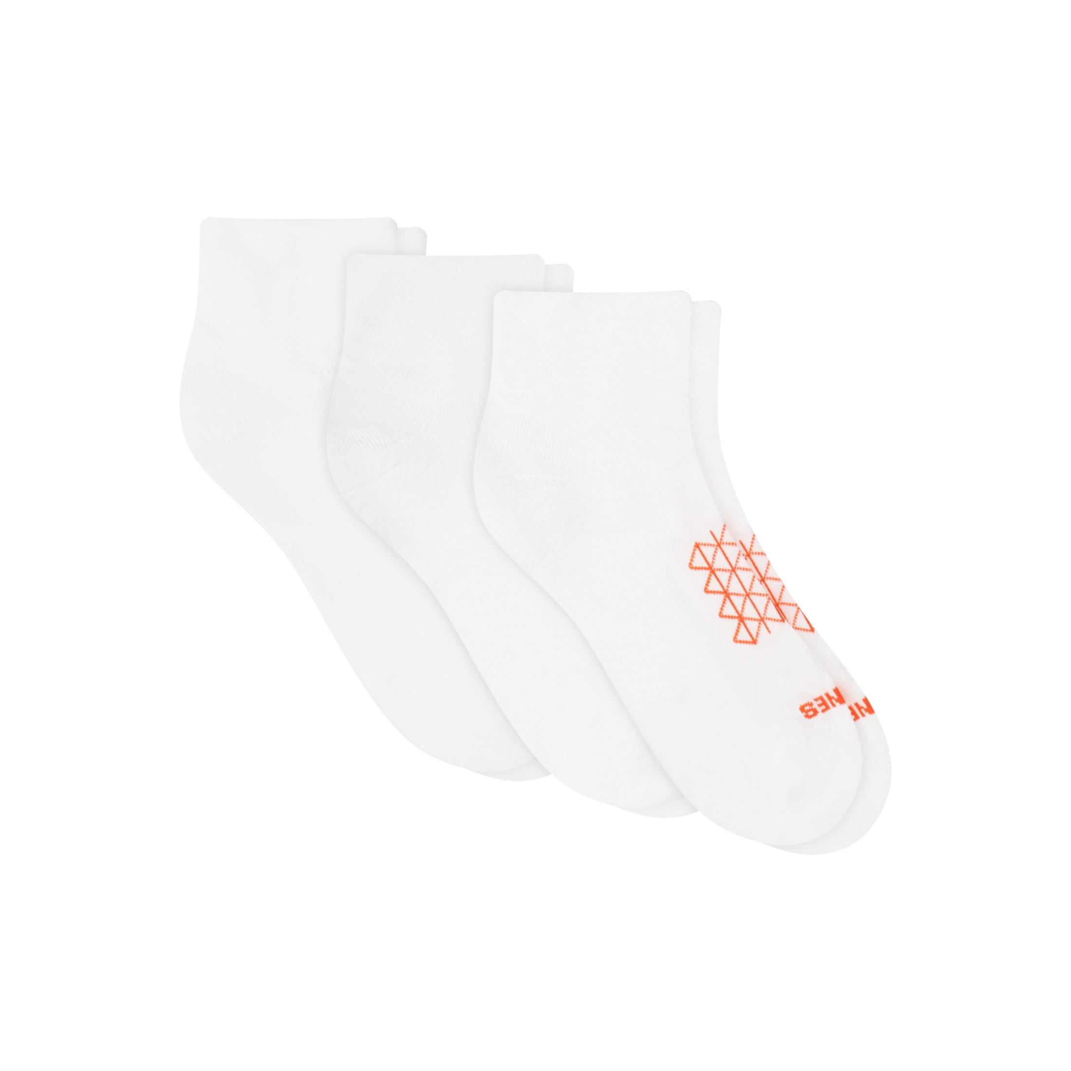 Hanes Mens Ankle Socks Value Pack, 3-Pack, Absolute Run Quarter Socks for Men, Moisture-Wicking, Cushioned