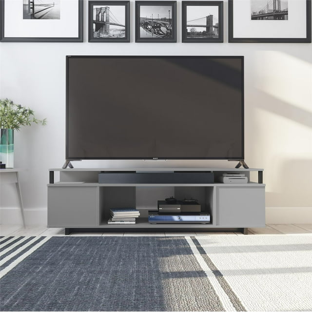 Ameriwood Home Kensington Place TV Stand for TVs up to 65", Dove Gray