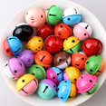 thumbnail image 4 of 40mm Big Hollow Star Jingle Bells Pendant Frosted Bell for Festival Party Christmas Tree Decor /DIY Craft Pet Necklace Ornament, 4 of 5