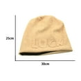 thumbnail image 2 of beishanbush Hats Winter Hats for Men Women Soft Warm Knit Hat Ski Stocking Cap Beige, 2 of 3