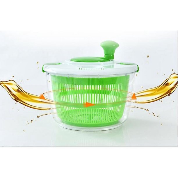 Ensalada Spinner Secador grande de frutas y verduras Diseño de secado rápido Sin Bpa Secar y escurrir lechuga y verduras con facilidad para ensaladas y comidas más sabrosas