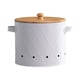 thumbnail image 2 of Latas de Almacenamiento de verduras perfecl organizador de cocina Metal con tapas grande Blanco, 2 of 8