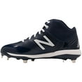 thumbnail image 4 of New Balance Men's 4040V5 Mid Metal Cleats Navy/White Medium 14, 4 of 5