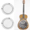 thumbnail image 4 of Resonator Guitar Screen, 2pcs Metal Guitar Sound Hole Inserts  for Guitar Shop, 4 of 7