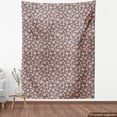thumbnail image 3 of Spring Sofa Upholstery Fabric by the Yard, Doodle Style Blooming Flowers on Greyscale Background Garden Art Design, Decorative Fabric for  Home Accents, 5 Yards, Peach Taupe Grey Yellow by Ambesonne, 3 of 4