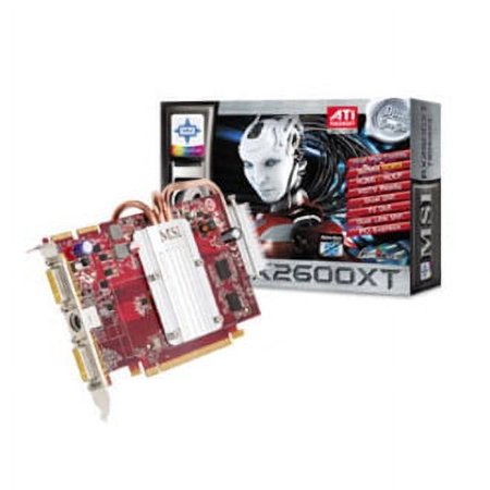 MSI RX2600XT-T2D512E - Graphics card - Radeon HD 2600XT - 512 MB GDDR3 - PCIe x16