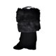 thumbnail image 1 of Guardurnaity 1 par de calentadores de piernas de piel, accesorio de ropa, funda de calcetín para niñas, al aire libre Medias Negro, 1 of 6