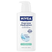 Nivea Express Hydration Sea Minerals Lotus Flower Scent Normal To Dry Skin Daily Lotion