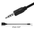 thumbnail image 2 of 3.5mm Male AUX Audio Jack to USB 2.0 Female Converter Adapter Charge Cable, 2 of 5