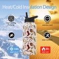 thumbnail image 6 of Insulated Water Bottle 32 oz, Western Water Bottle with Straw and Lid, Reusable Leakproof Water Bottle Stainless Steel, Western Gifts for Women, 6 of 6
