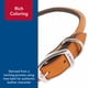 thumbnail image 5 of Collar para perro Coastal Circle T, piel curtida, roble, color canela, 1 x 30 cm, 5 of 7