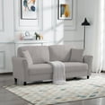 thumbnail image 3 of BSHTI 81.5 inch European Style Modern Sofa Couch,Minimalism Couches Sofa for Livingroom(Light Gray), 3 of 17