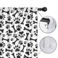 thumbnail image 4 of Blackout Kids Curtains,Paw Prints and Bones Childrens Insulated Curtains Set Of 2,Bedroom Essentials,Toddler Room Decor 42x84in(106x213cm), 4 of 4