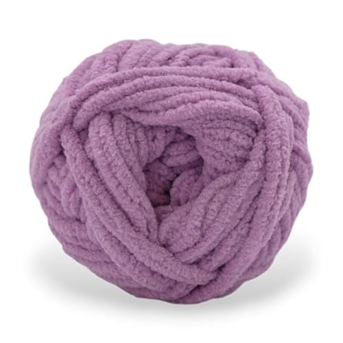Size 6 Chenille Yarn 10.5oz/300g 192yds/210m, Lavender Purple, Color 3