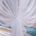 thumbnail image 4 of LNGOOR Cozy Pink Square Bed Canopy for Girls  Romantic Mosquito Net, 4 of 5