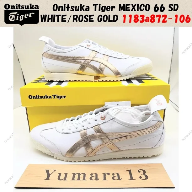 Onitsuka Tiger MEXICO 66 SD WHITE/ROSE GOLD 1183a872-106 Unisex Size