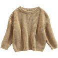 thumbnail image 1 of Tenues Chaudes Automne Hiver pour Garçons Bébé Fille Mignon Pull à Manches Longues Tricoté 3-4 Ans, 1 of 6