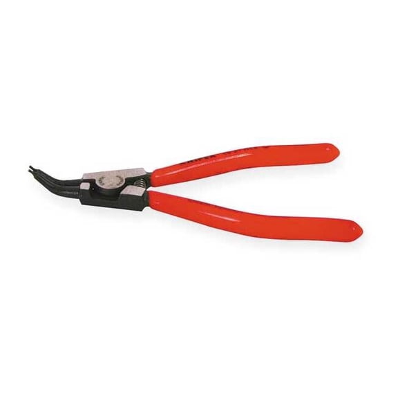 Knipex Retaining Ring Pliers,0.046In Tip,45 Deg 46 31 A12 SBA
