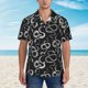 thumbnail image 2 of Fotbe Snake Camisa Hawaiana para Hombre Unisex – Camisa Casual de Verano con Botones de Manga Corta de Algodón y Lino,3X-Large, 2 of 7