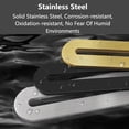 thumbnail image 6 of BE-TOOL 5PCS L-Shaped Right Angle Metal Bracket Plate Stainless Steels Fixing & Mounting Plate Longer Mounting Holes Design, 6 of 8